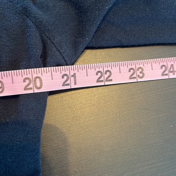 Susie Black Y2K Babydoll Blouse Size M Long Bell Sleeves Crochet Front Boho - Picture 6 of 8